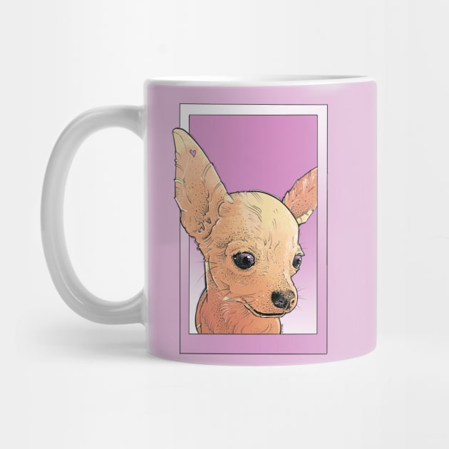 chihuahua girl in pink by weilertsen